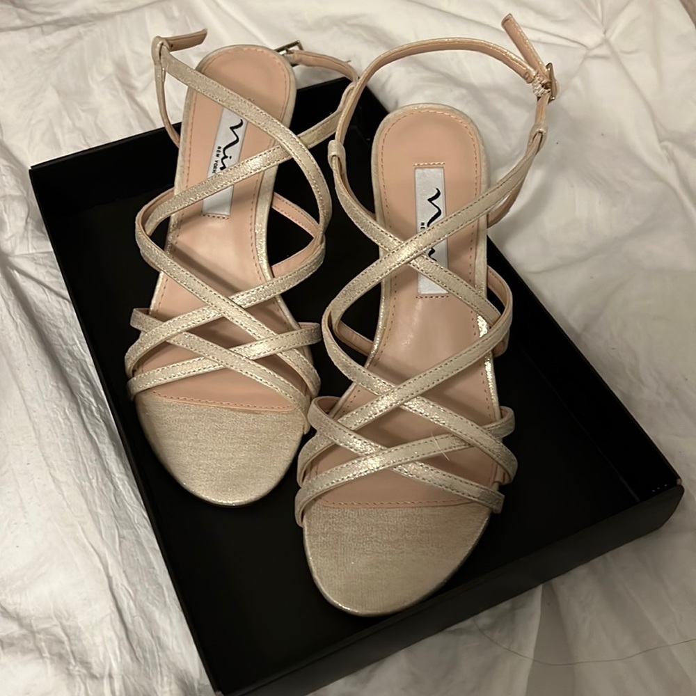 Gold Fashion Heel